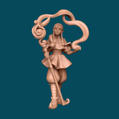 Verdi, A Court Magician | D&D TTRPG Miniature | Awkward Penguin Minis