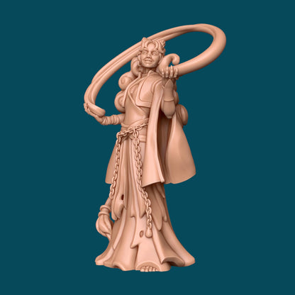 Zeor, A Sassy Warlock | D&D TTRPG Miniature | Awkward Penguin Minis