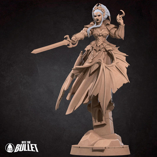 Vampire Witch | TABLETOP SCALE | D&D TTRPG Miniature | Bite the Bullet