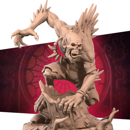 Vampire Ghoul | TABLETOP SCALE | D&D TTRPG Miniature | Bite the Bullet