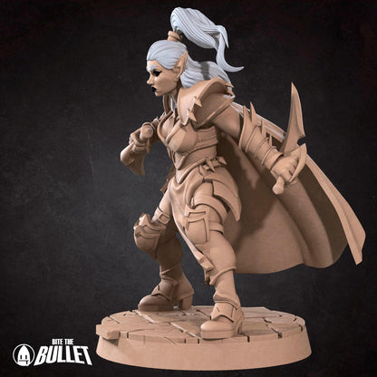 Vampire Assassin | TABLETOP SCALE | D&D TTRPG Miniature | Bite the Bullet