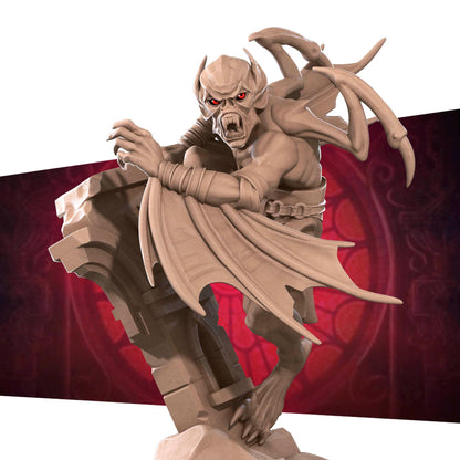 Vampire Monster | TABLETOP SCALE | D&D TTRPG Miniature | Bite the Bullet