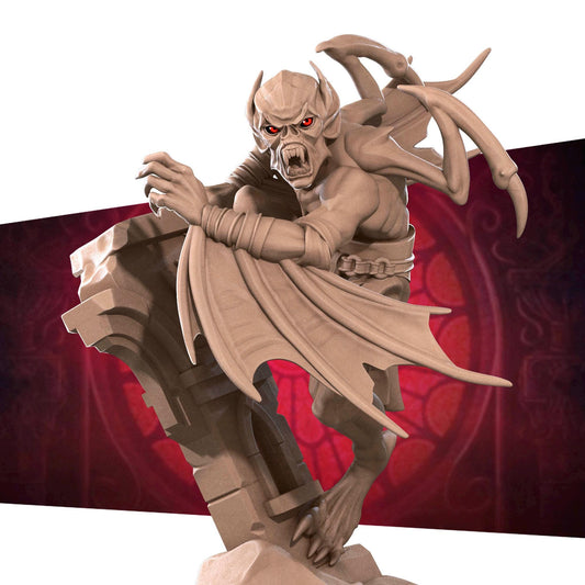 Vampire Monster | TABLETOP SCALE | D&D TTRPG Miniature | Bite the Bullet