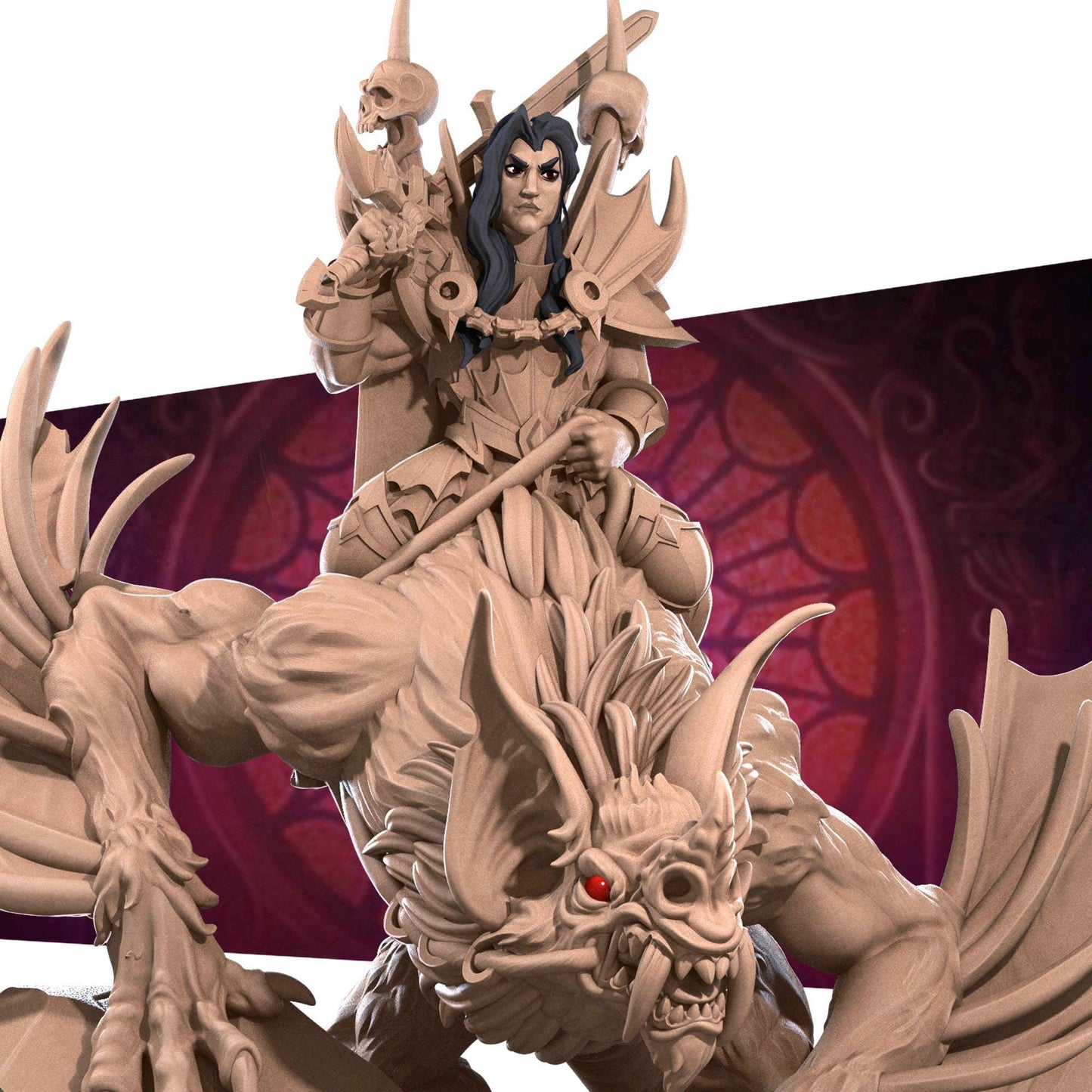 Vampire Commander | TABLETOP SCALE | D&D TTRPG Miniature | Bite the Bullet