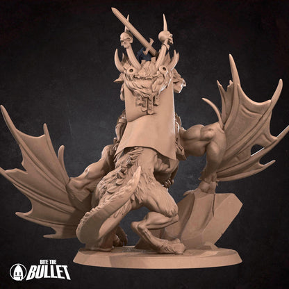 Vampire Commander | TABLETOP SCALE | D&D TTRPG Miniature | Bite the Bullet