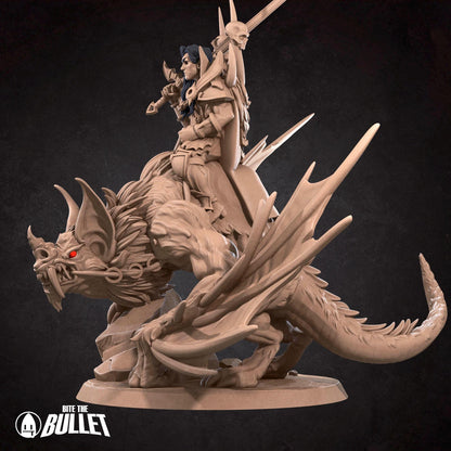 Vampire Commander | TABLETOP SCALE | D&D TTRPG Miniature | Bite the Bullet