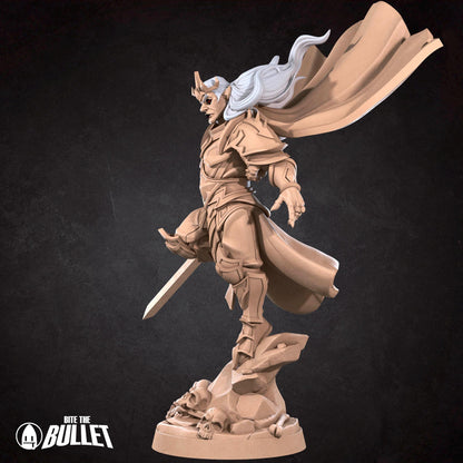 Vampire Paladin | TABLETOP SCALE | D&D TTRPG Miniature | Bite the Bullet