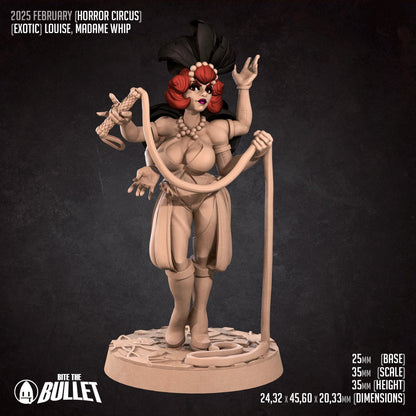 Exxotic Louise | Pinup SFW NSFW Model Miniature | Bite the Bullet