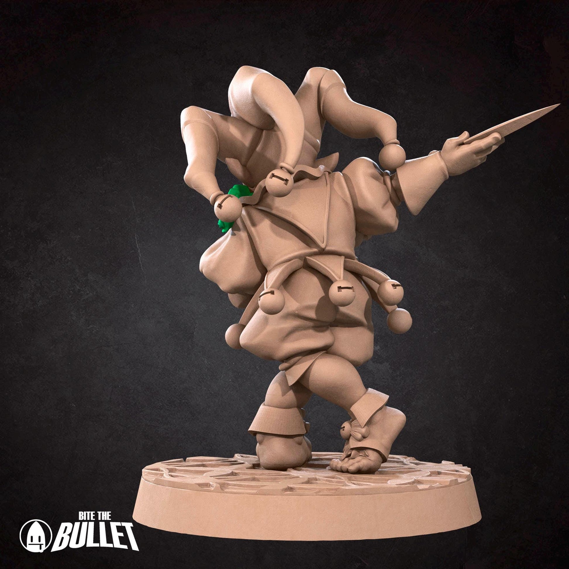 Halfling Daggerthrower | D&D Tabletop Gaming Scale Resin Miniature | Bite the Bullet