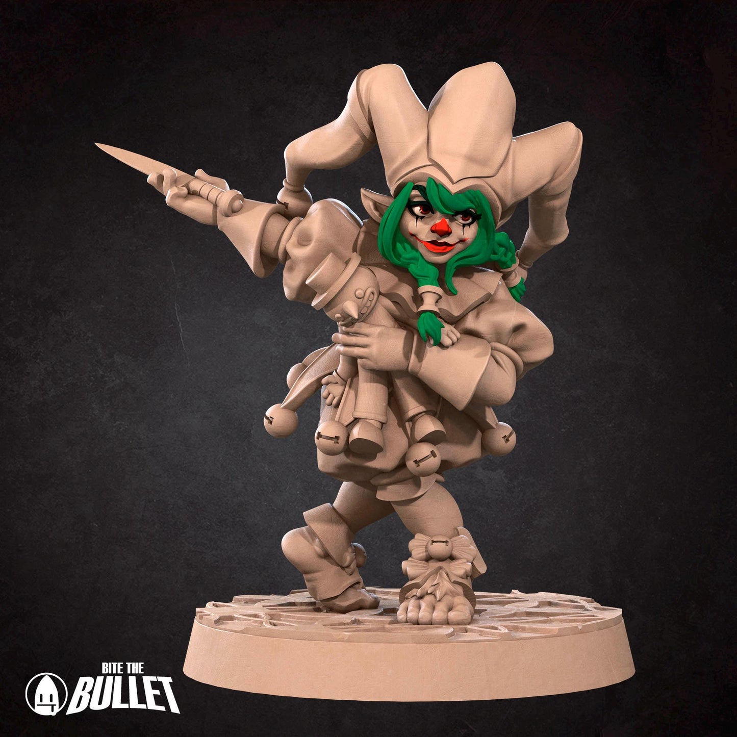 Halfling Daggerthrower | D&D Tabletop Gaming Scale Resin Miniature | Bite the Bullet