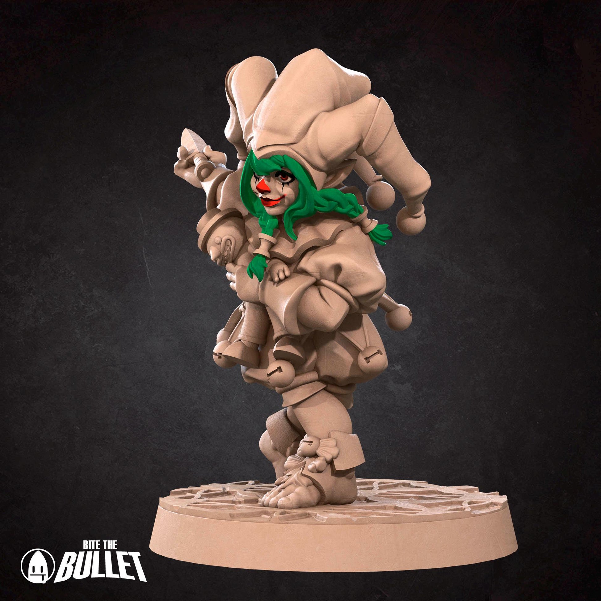 Halfling Daggerthrower | D&D Tabletop Gaming Scale Resin Miniature | Bite the Bullet