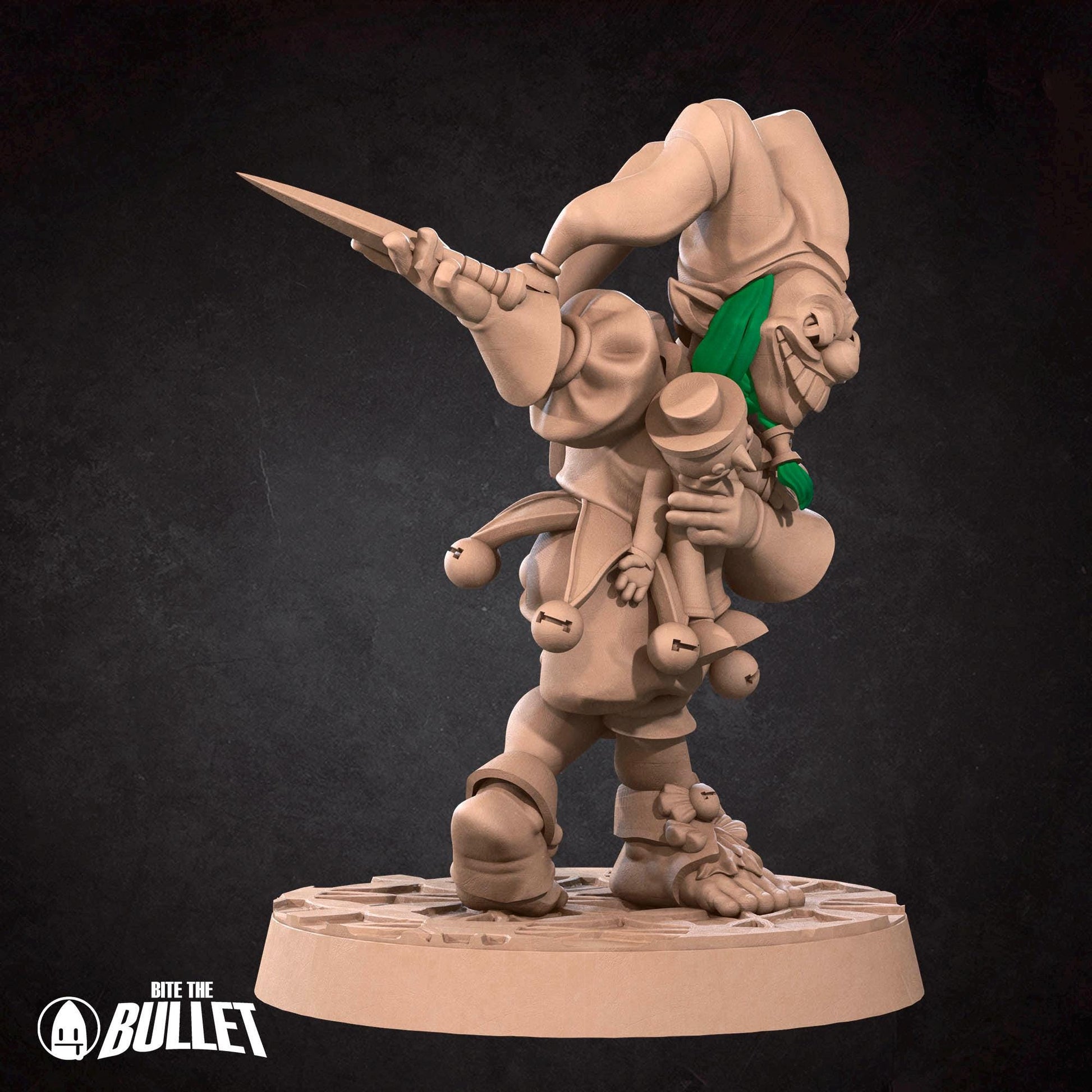 Halfling Daggerthrower | D&D Tabletop Gaming Scale Resin Miniature | Bite the Bullet