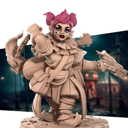 Dwarf Firejuggler | D&D Tabletop Gaming Scale Resin Miniature | Bite the Bullet