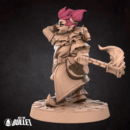 Dwarf Firejuggler | D&D Tabletop Gaming Scale Resin Miniature | Bite the Bullet