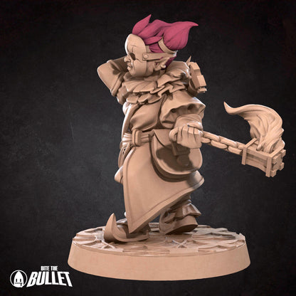 Dwarf Firejuggler | D&D Tabletop Gaming Scale Resin Miniature | Bite the Bullet