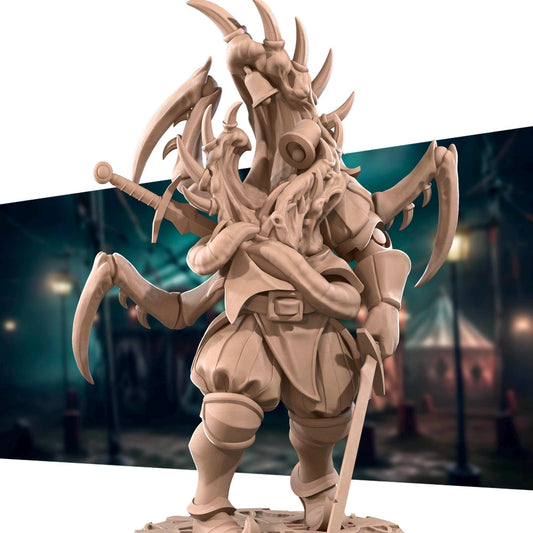 Mutation Jester | D&D Tabletop Gaming Scale Resin Miniature | Bite the Bullet