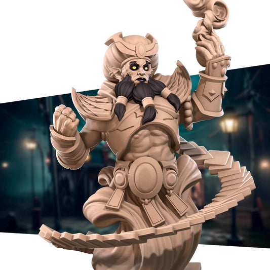 Djinn Diviner | D&D Tabletop Gaming Scale Resin Miniature | Bite the Bullet