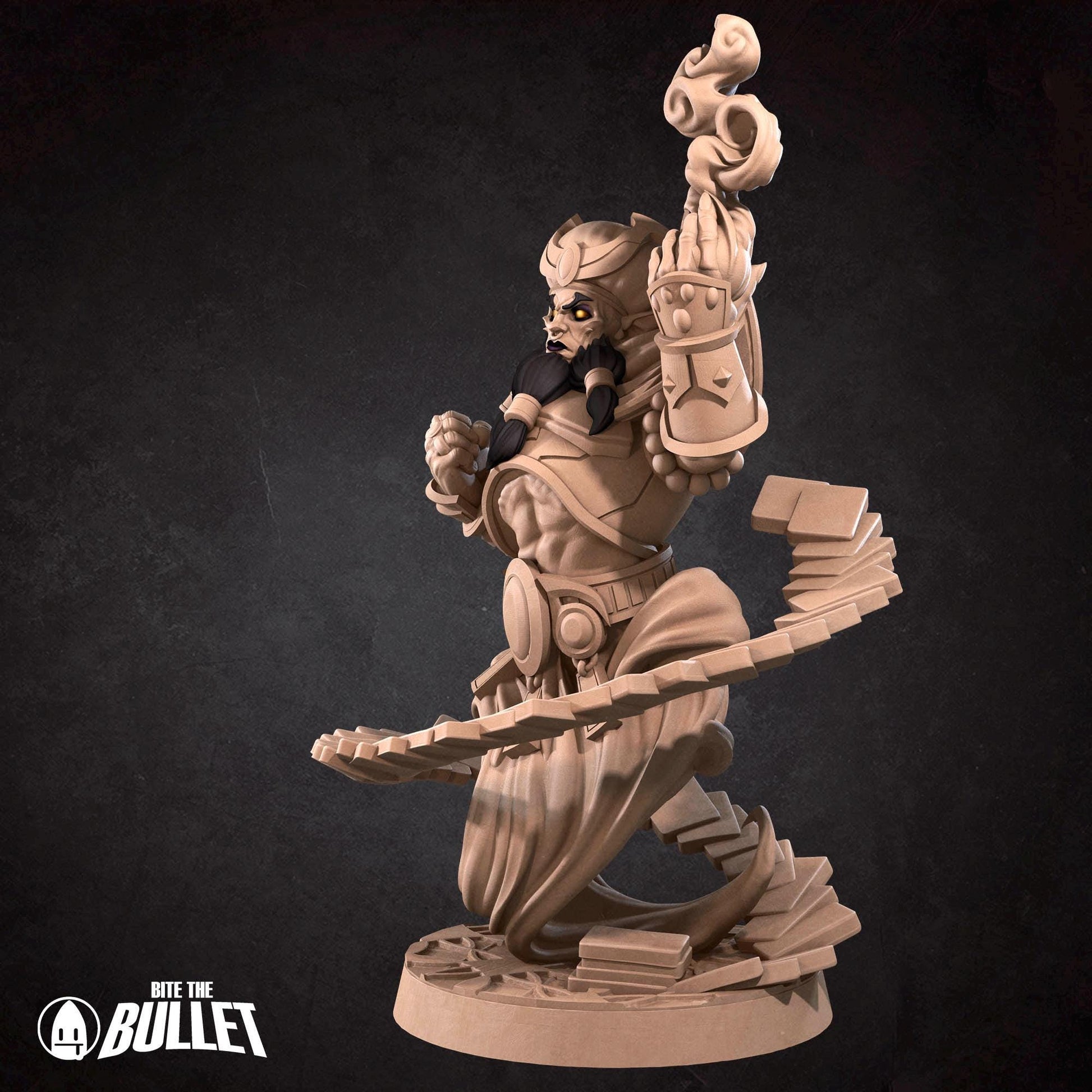 Djinn Diviner | D&D Tabletop Gaming Scale Resin Miniature | Bite the Bullet