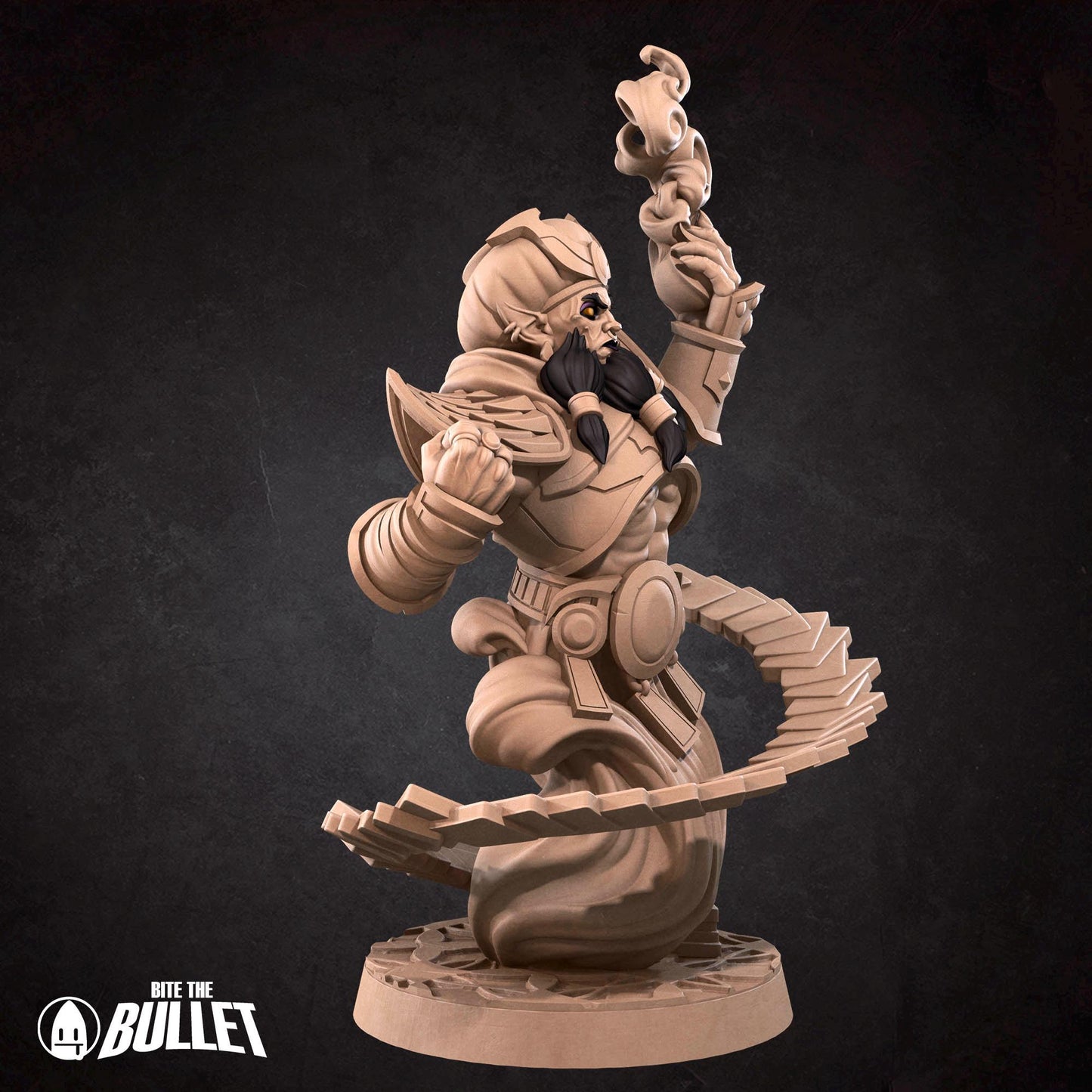 Djinn Diviner | D&D Tabletop Gaming Scale Resin Miniature | Bite the Bullet