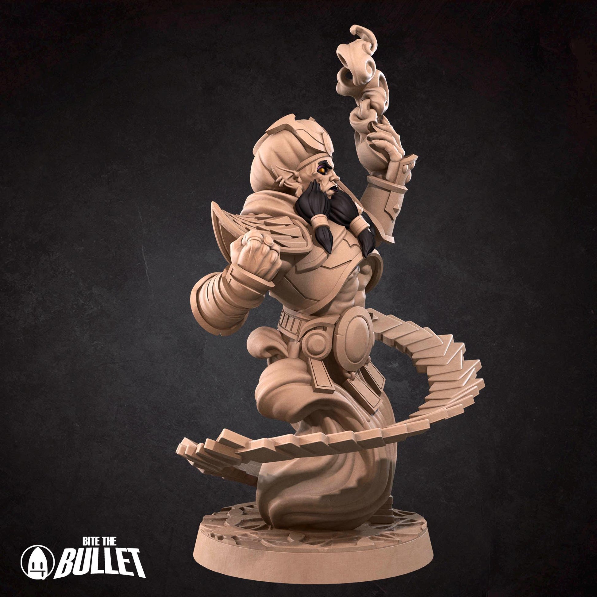 Djinn Diviner | D&D Tabletop Gaming Scale Resin Miniature | Bite the Bullet