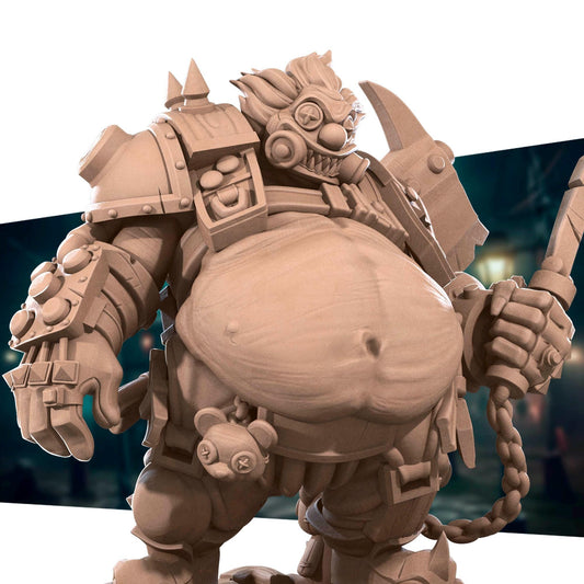Junkhog Clown | D&D Tabletop Gaming Scale Resin Miniature | Bite the Bullet