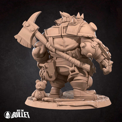 Junkhog Clown | D&D Tabletop Gaming Scale Resin Miniature | Bite the Bullet