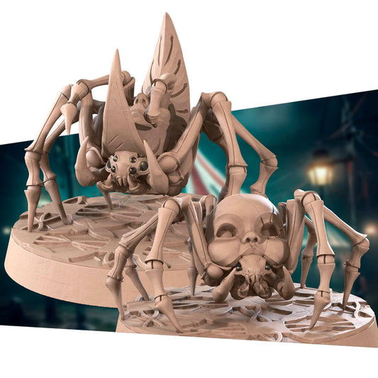 Spider Puppet Set | D&D Tabletop Gaming Scale Resin Miniature | Bite the Bullet