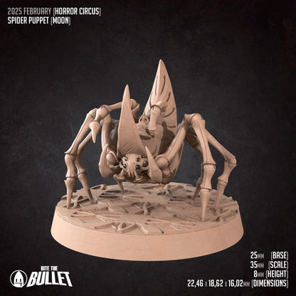 Spider Puppet Set | D&D Tabletop Gaming Scale Resin Miniature | Bite the Bullet