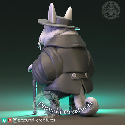 Viscacha Gaucho | Tabletop or Display Scale | D&D Humblewood TTRPG Miniature | Pepunki Creatures