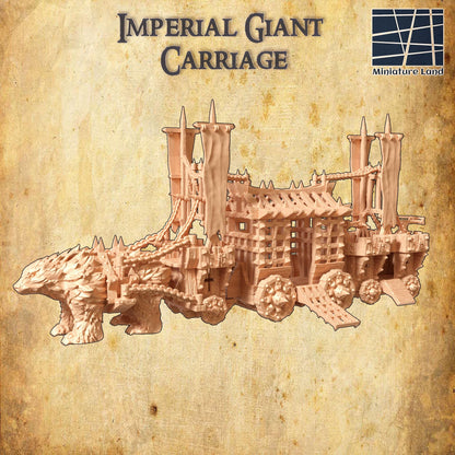 Giant Prison Cart | 28mm Scale Model Terrain | D&D TTRPG Playable 3D Printed Building | MiniatureLand