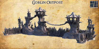 Goblin Outpost | 28mm Scale Model Terrain | D&D TTRPG Playable 3D Printed Building | MiniatureLand