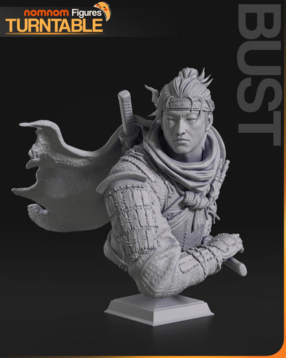 Ghost | Resin Garage Kit Figure Game Fan Art | Nomnom Figures