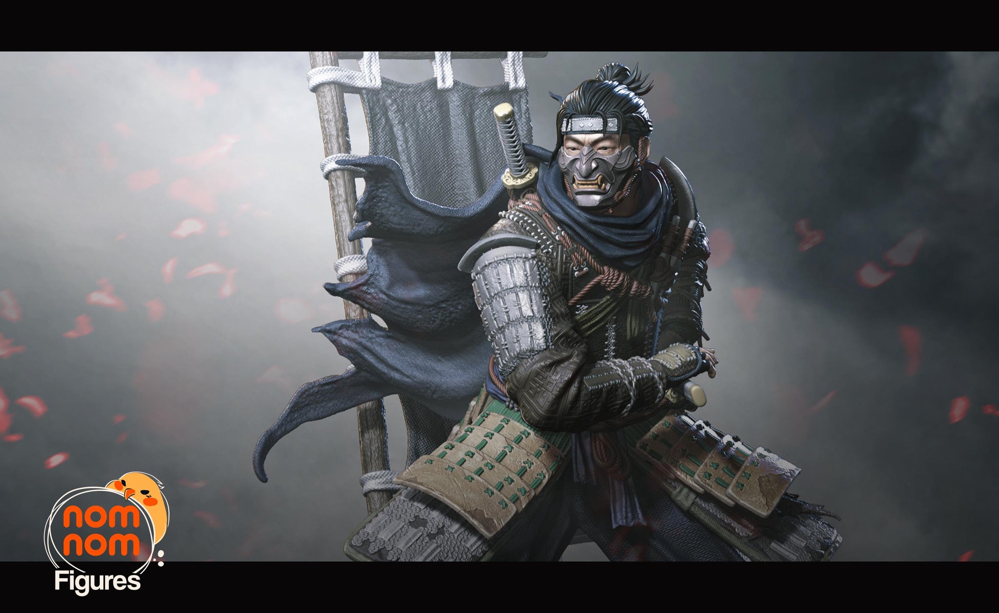 Ghost | Resin Garage Kit Figure Game Fan Art | Nomnom Figures