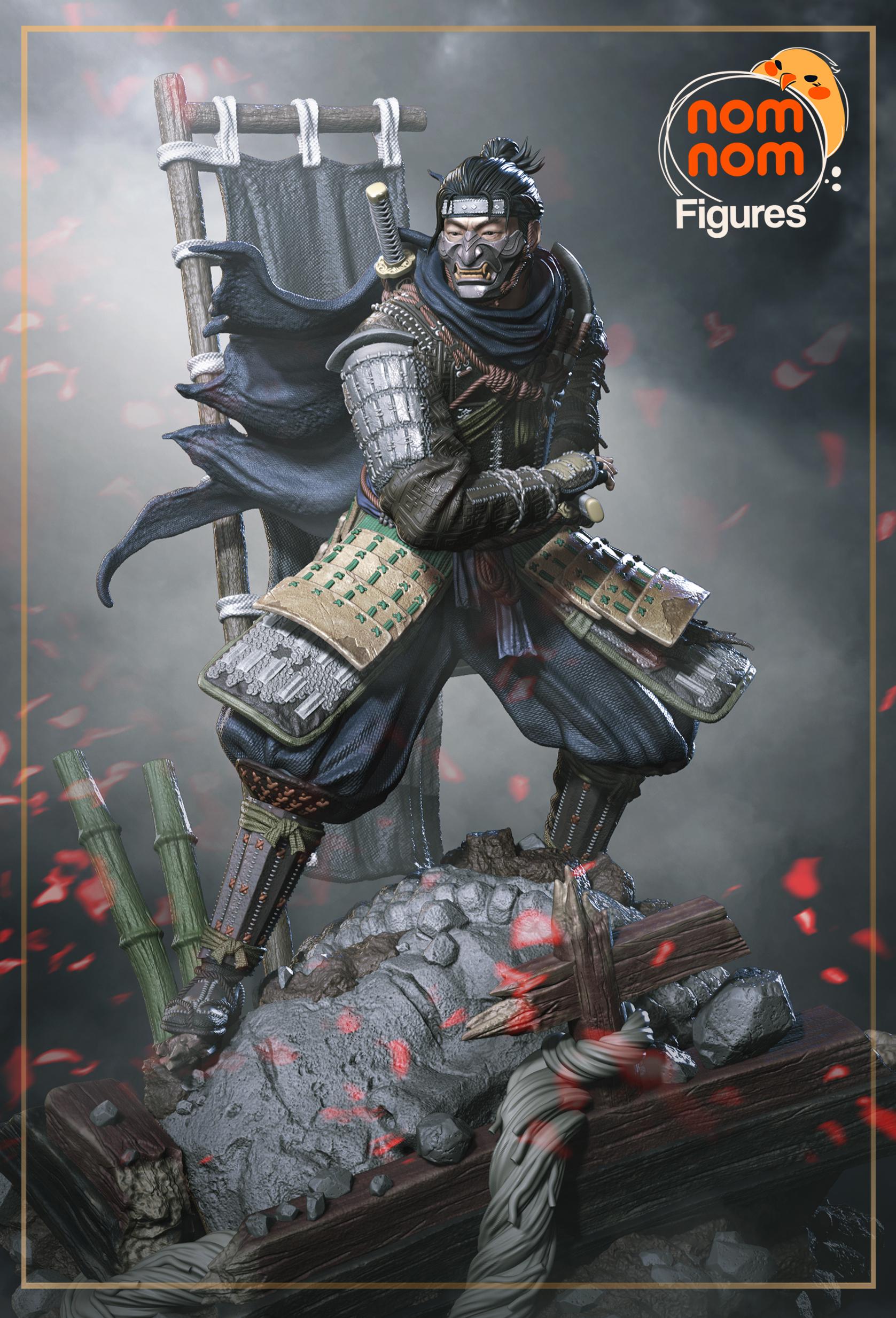 Ghost | Resin Garage Kit Figure Game Fan Art | Nomnom Figures