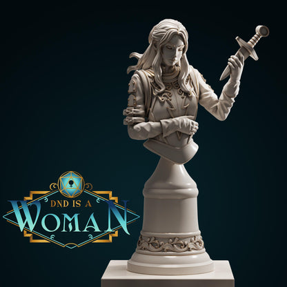 Changeling Rogue, Satada | D&D TTRPG Miniature | DnD Is A Woman | NO BASE