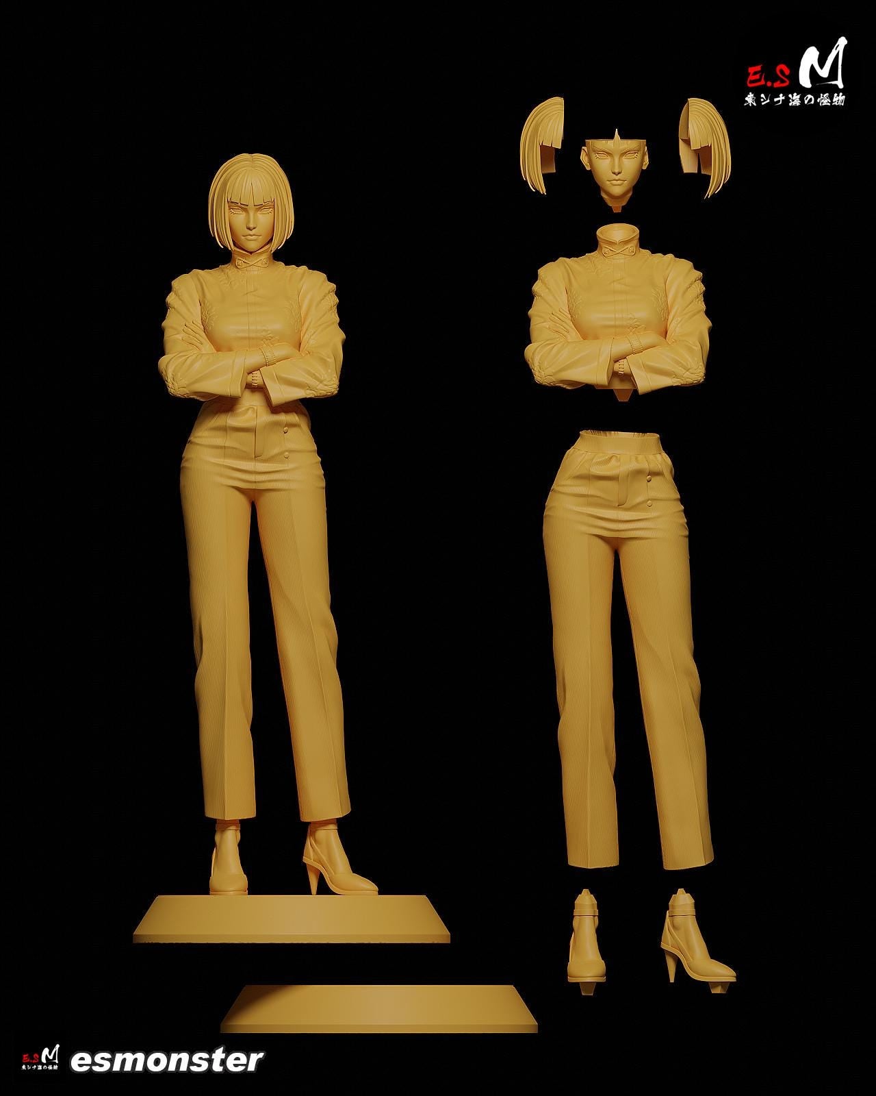 Tang OC | Resin Garage Kit Sculpture Anime Video Game Fan Art Statue | E.S Monster