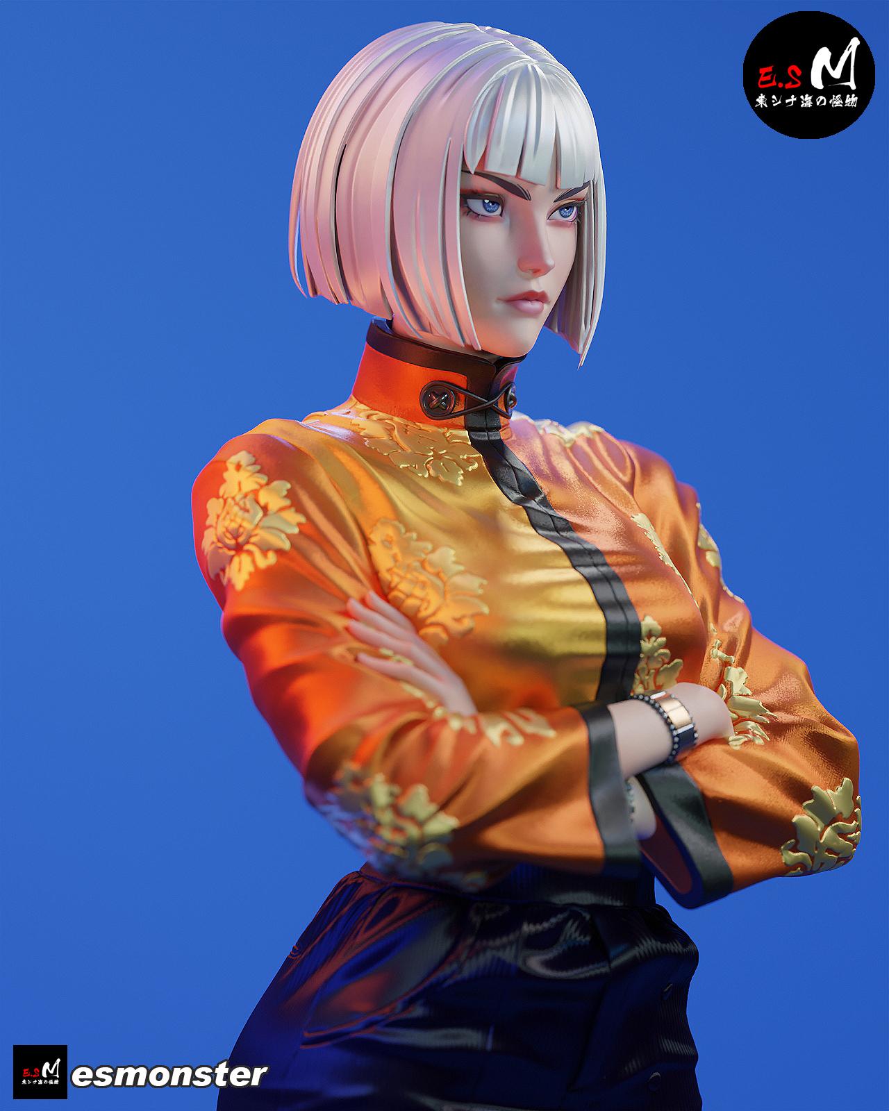 Tang OC | Resin Garage Kit Sculpture Anime Video Game Fan Art Statue | E.S Monster