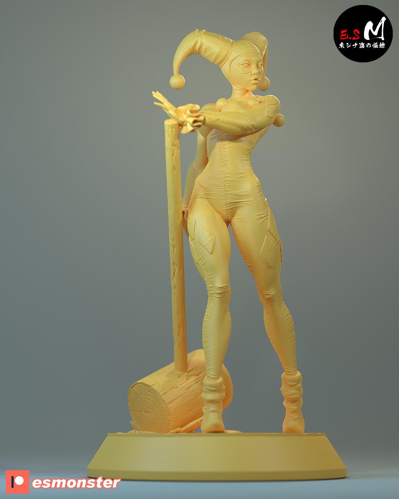 Harlequin Clown | Resin Garage Kit Sculpture Anime Video Game Fan Art Statue | E.S Monster