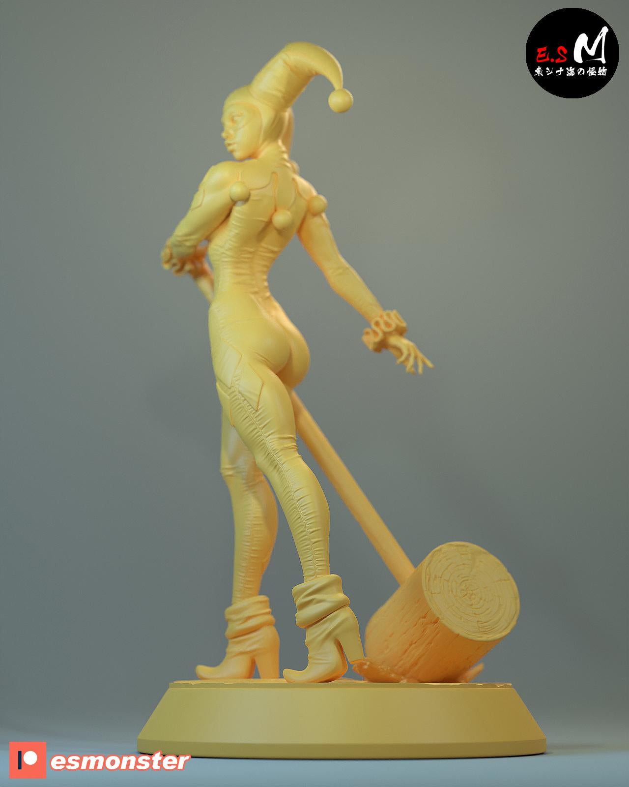 Harlequin Clown | Resin Garage Kit Sculpture Anime Video Game Fan Art Statue | E.S Monster