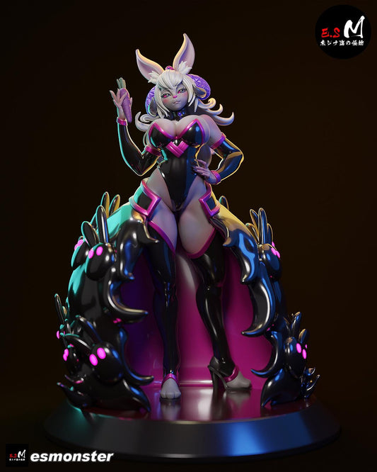 Bunny Empress Celestine | Resin Garage Kit Sculpture Anime Video Game Fan Art Statue | E.S Monster
