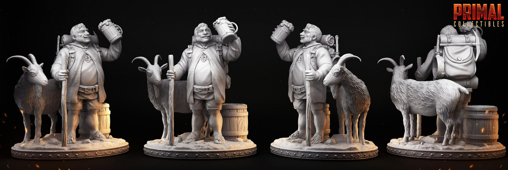 Bronson Diorama | Tabletop Scale | TTRPG D&D Miniature | Primal Collectibles