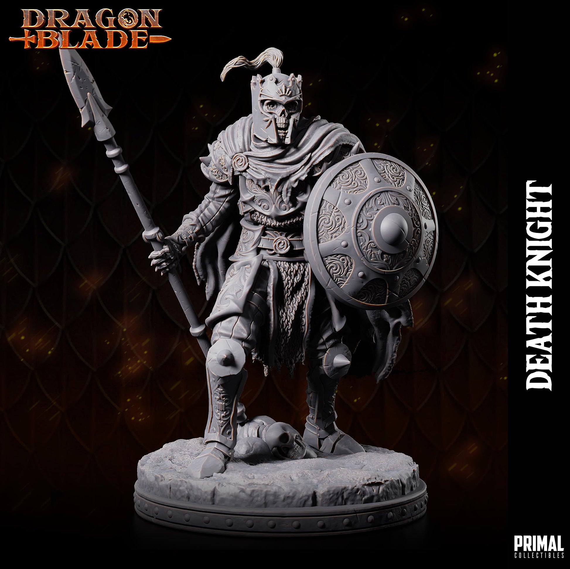 Death Knights | Tabletop Scale | TTRPG D&D Miniature | Primal Collectibles