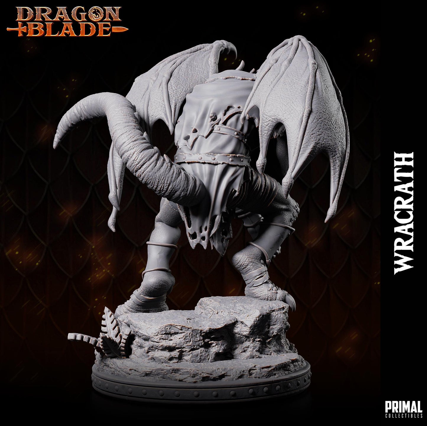 Draconian Assassin Wracrath | Tabletop Scale | TTRPG D&D Miniature | Primal Collectibles