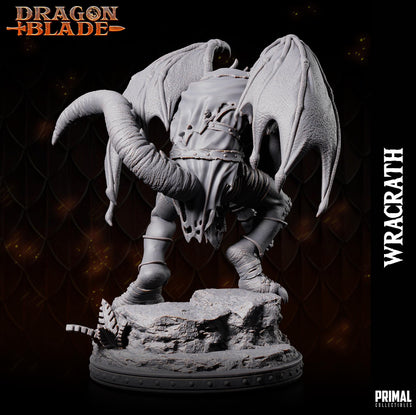 Draconian Assassin Wracrath | Dragonblade | TTRPG D&D Miniature | Primal Collectibles