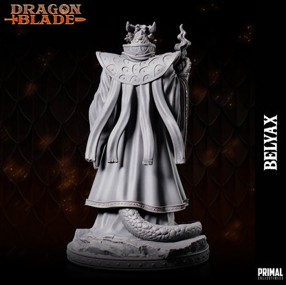 Draconian Wizard Belyax | Dragonblade | TTRPG D&D Miniature | Primal Collectibles