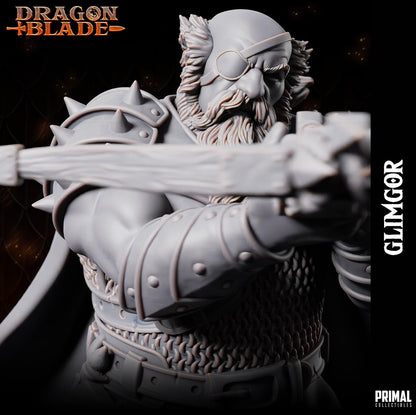 Evil Dwarf Glimgor Crossbow | Dragonblade | TTRPG D&D Miniature | Primal Collectibles