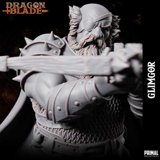 Evil Dwarf Glimgor Crossbow | Tabletop Scale | TTRPG D&D Miniature | Primal Collectibles