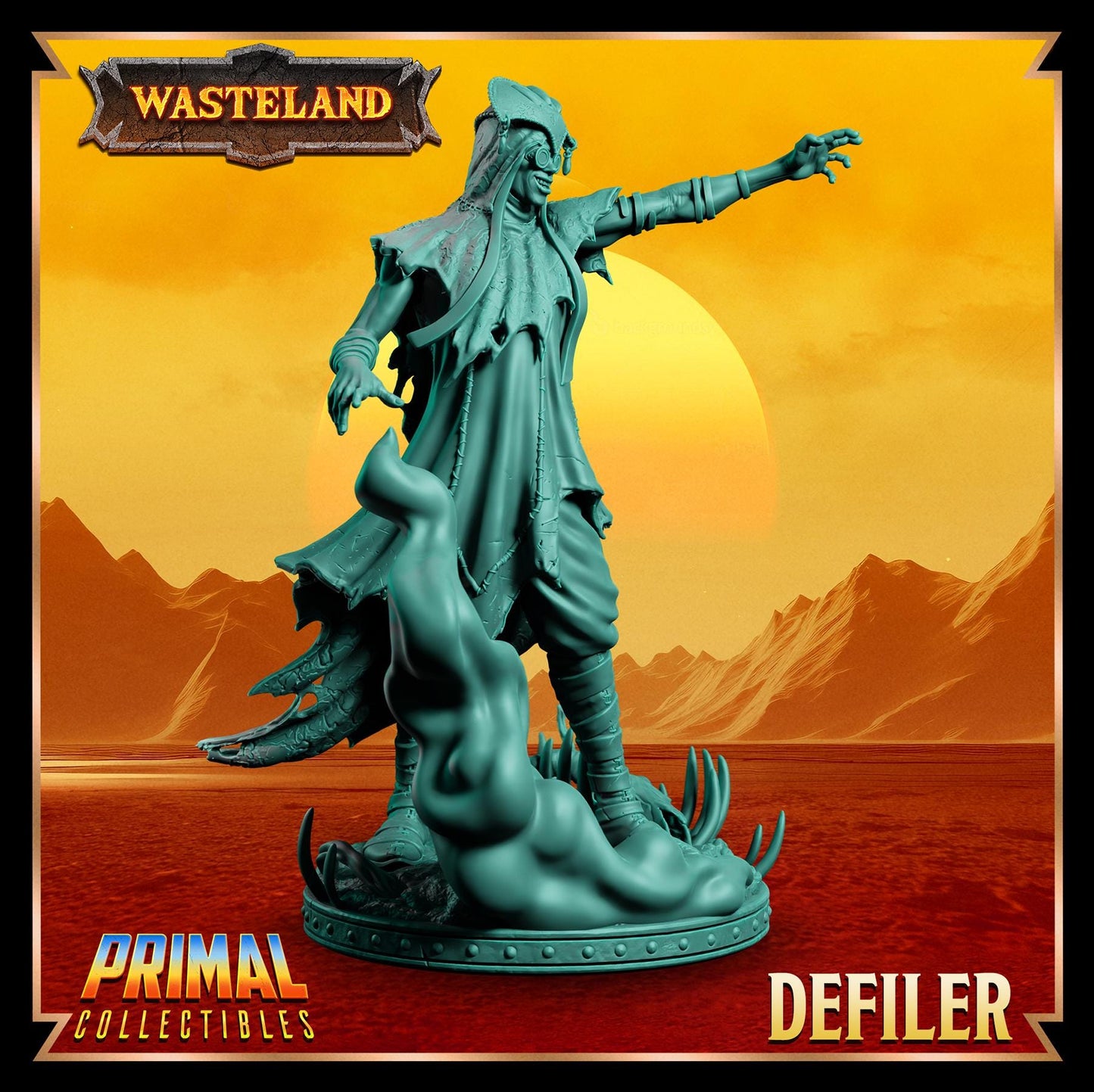 Defiler | Wasteland | Tabletop Scale | TTRPG D&D Miniature | Primal Collectibles