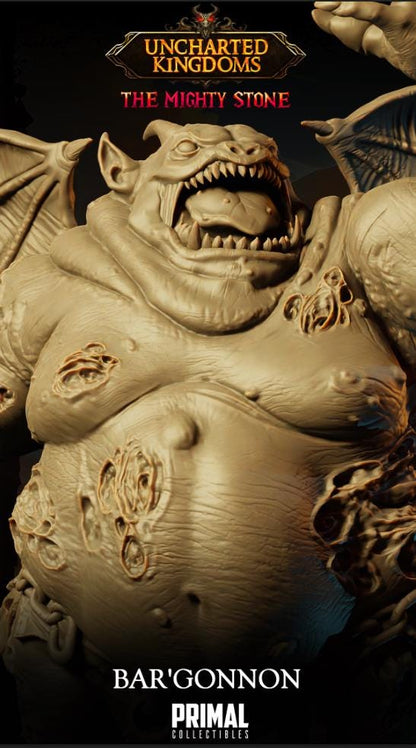 Devil Bargonnon | Uncharted Kingdoms | TTRPG D&D Miniature | Primal Collectibles