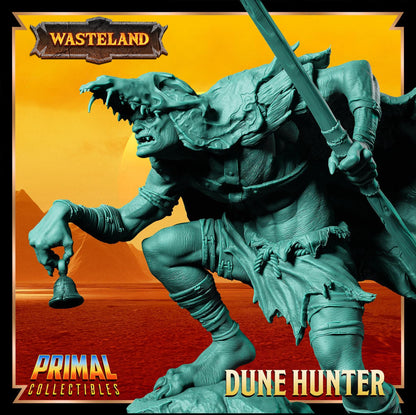 Dune Hunter | Wasteland | Tabletop Scale | TTRPG D&D Miniature | Primal Collectibles